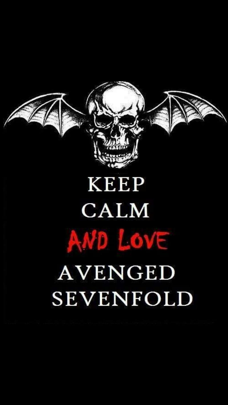 Keep calm love a7x, avenged sevenfold, siempre, keep calm, m shadows, synyster gates, zacky vengeance, HD phone wallpaper