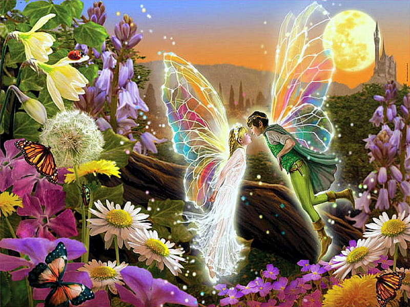 Hd Lovely Fairy In Garden Wallpapers Peakpx