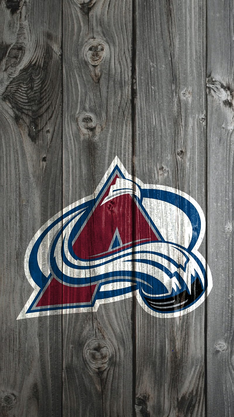 Colorado Avalanche, fence, hockey, nhl, wood, HD phone wallpaper