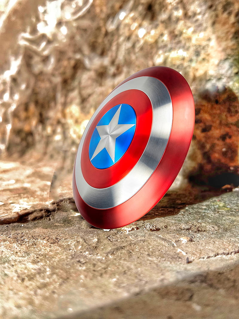 Captain Shield, avengers, captain america, captain logo, endgame, infinity war, marvel, shield logo, HD phone wallpaper