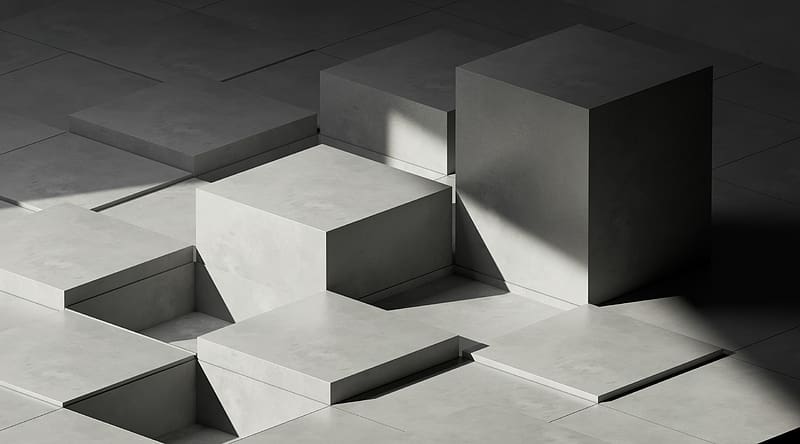 Concrete Art Abstract Ultra, Artistic, 3D, Abstract, Concrete, HD wallpaper