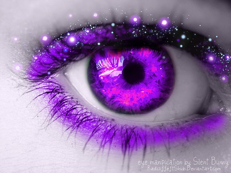 HD purple eyes wallpapers