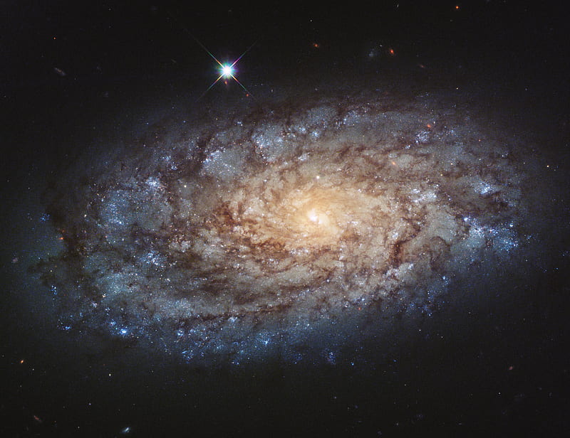 ngc 4298, galaxy, spiral, nebula, stars, space, HD wallpaper