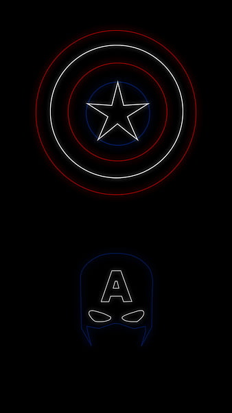 Captain America and Iron Man Symbol iPhone Wallpaper  iPhone Wallpapers