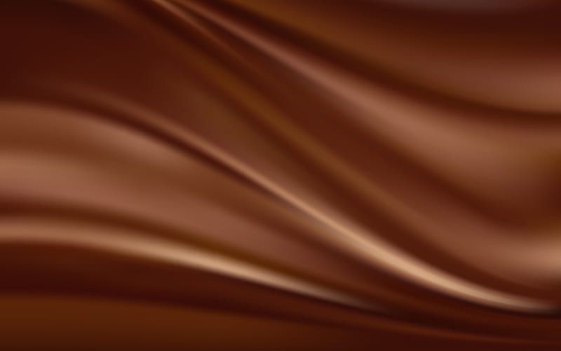 chocolate wave texture, chocolate background, chocolate texture, brown wave texture, chocolate, HD wallpaper
