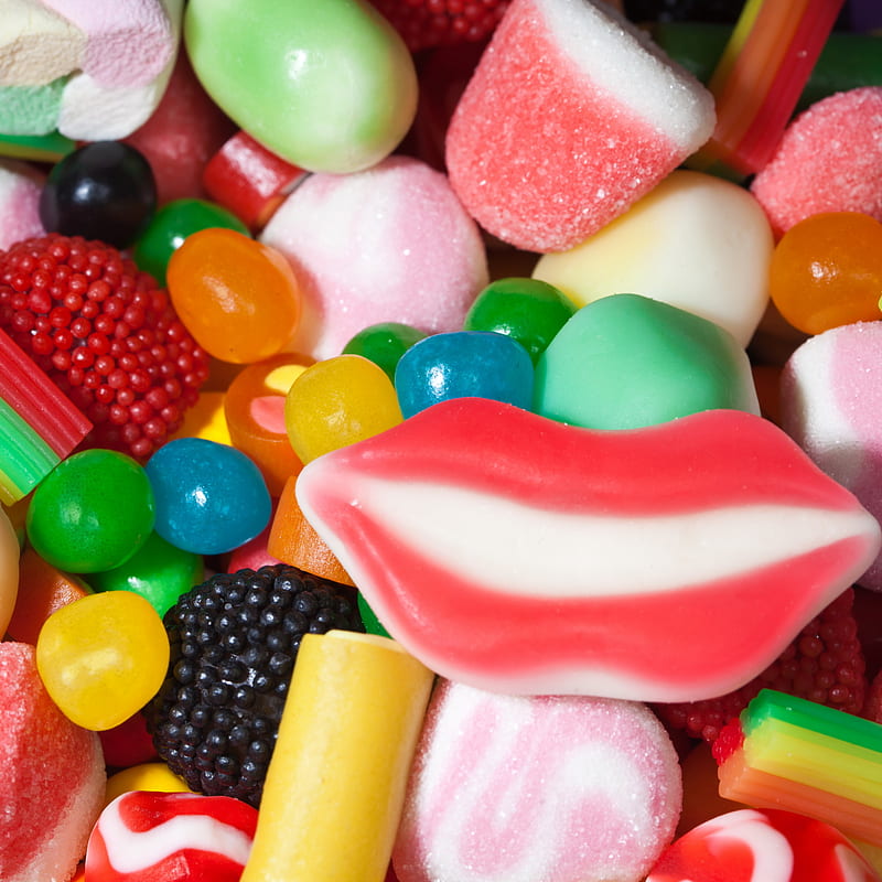 Candy, colorful, colors, sugar, sweets, HD phone wallpaper