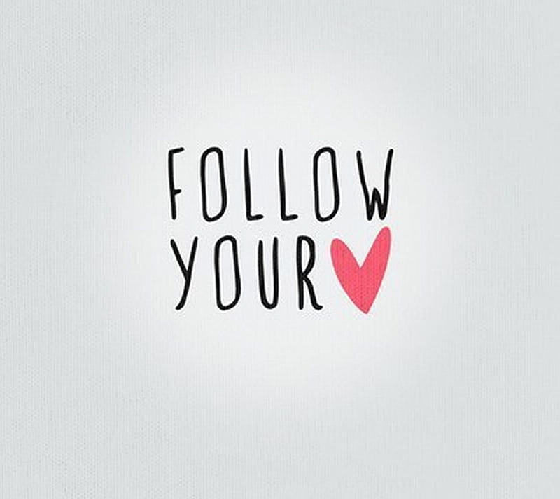 Follow Your Heart, love, HD wallpaper