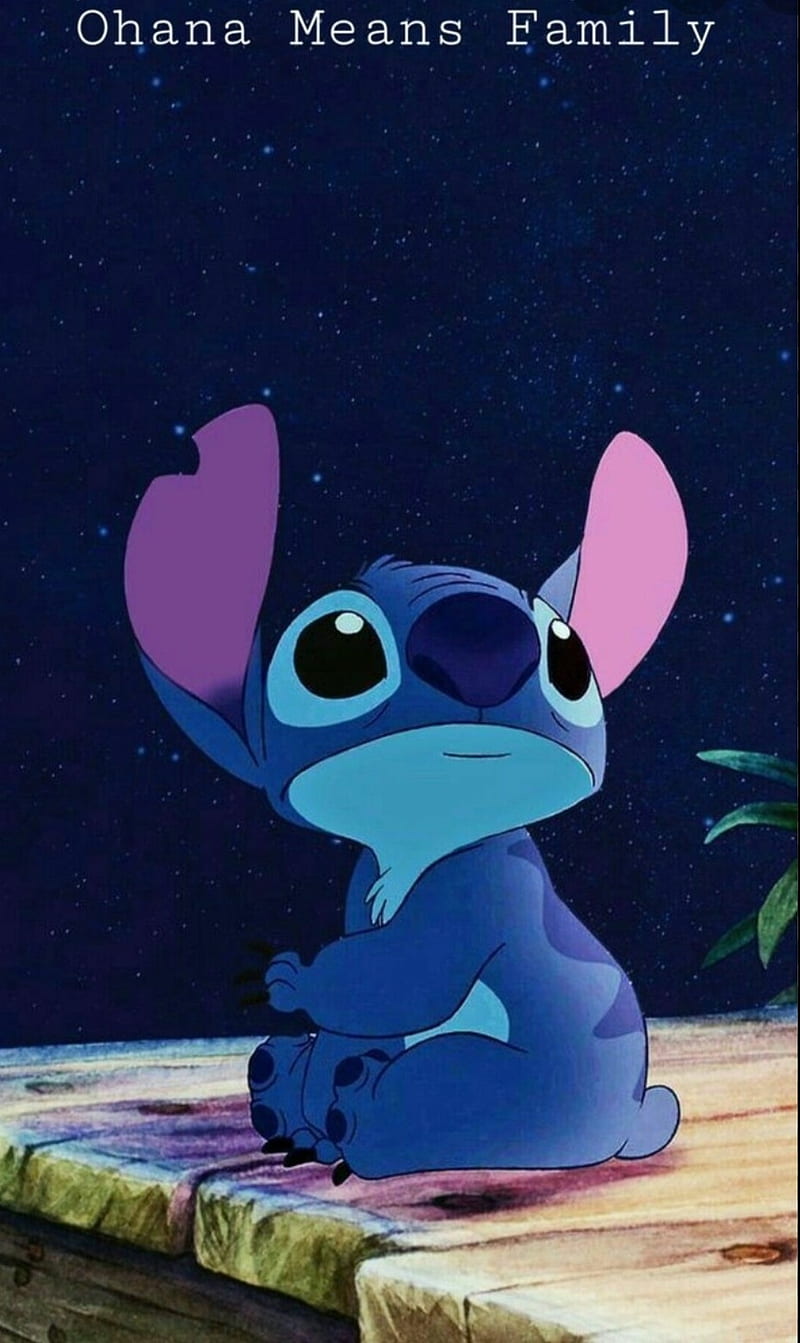 Ohana means family, chat, stitch, HD phone wallpaper
