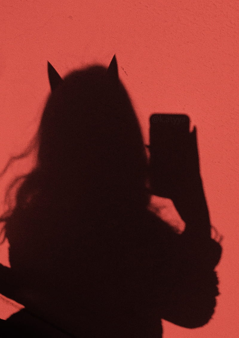 Red shadow girl, HD phone wallpaper | Peakpx