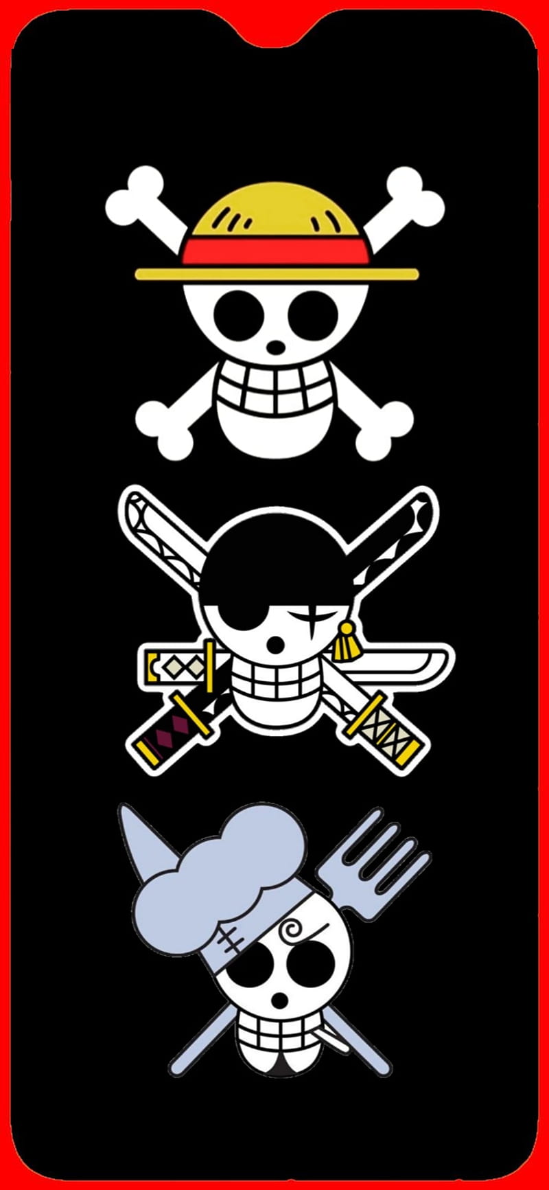 All Straw Hat Pirates Crew Logo | Poster