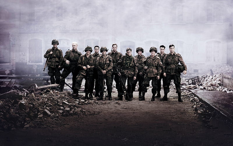 Band Of Brothers, guerra, army, series tv, HD wallpaper