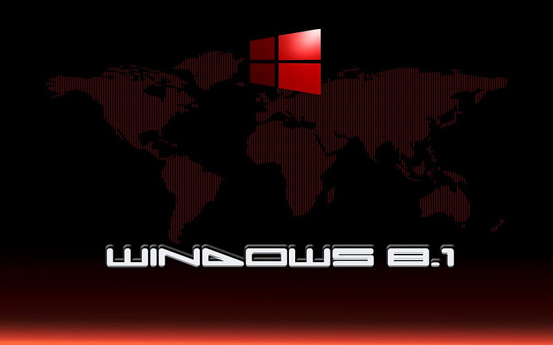 windows 8.1, shadows, didis, red, space, HD wallpaper