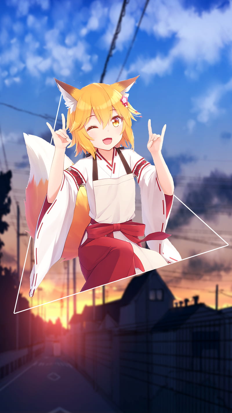 Anime The Helpful Fox Senko-san HD Wallpaper