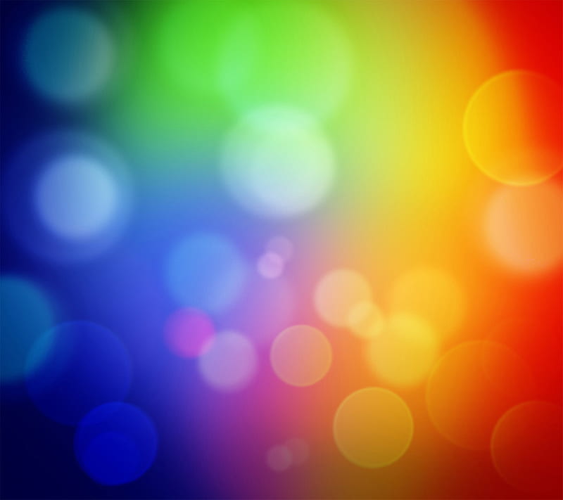Bokeh, color, htc, rainbow, sense, HD wallpaper