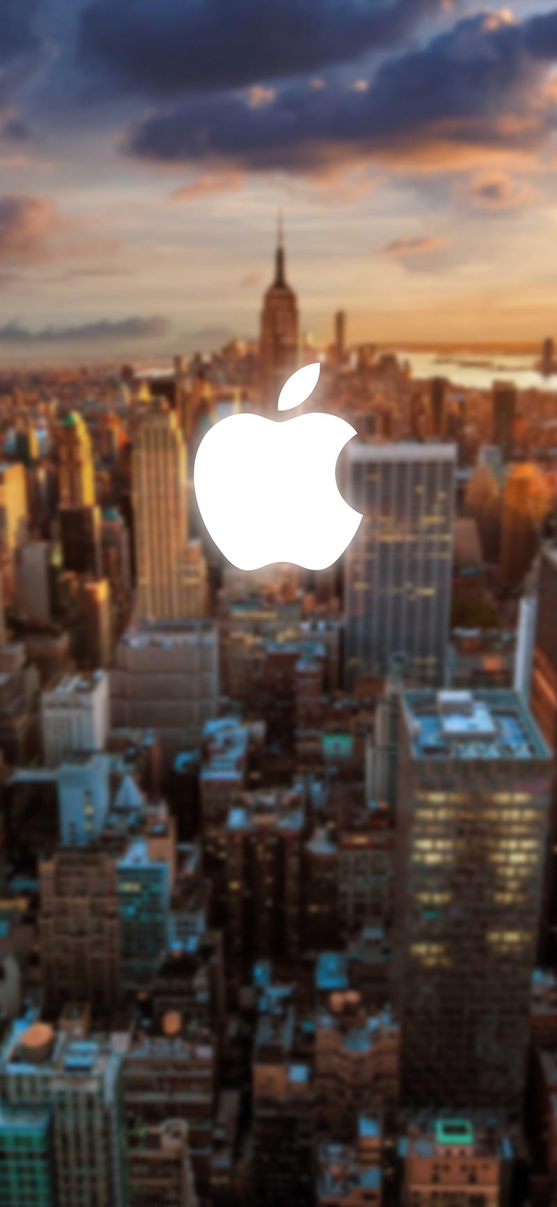 Apple Logo - NYC, apple, brooklyn, iphone, logo, manhattan, mmkings, new york, nyc, tower, usa, HD phone wallpaper