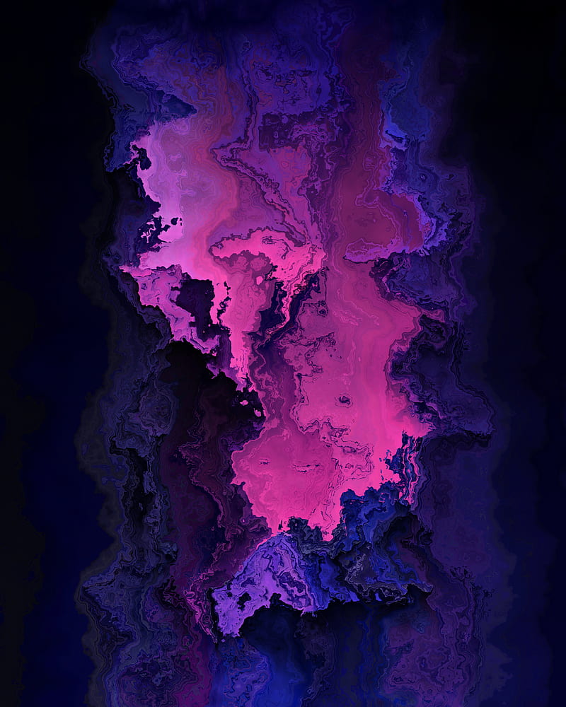 Purple Abstract, Amazing, fluid, indigo, pink, violet, HD phone wallpaper