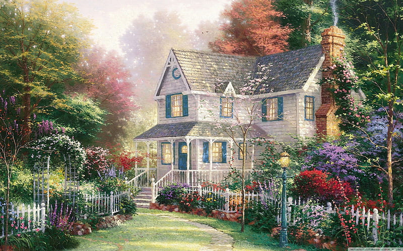 Springtime Painting, painting, spring, springtime, HD wallpaper Springtime Painting, painting, spring, springtime, HD wallpaper