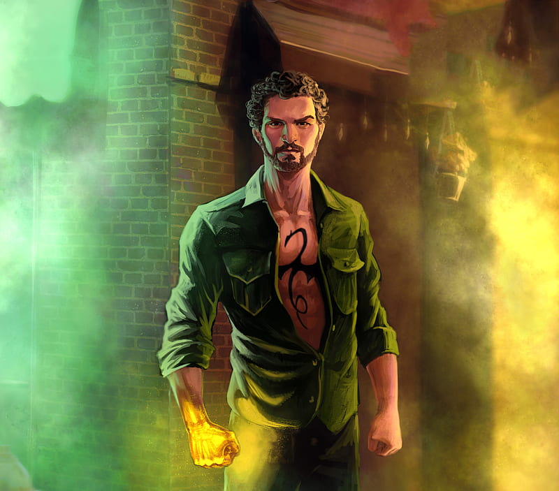 Iron Fist In The Defenders Artwork, the-defenders, tv-shows, artwork, , artist, iron-fist, HD wallpaper