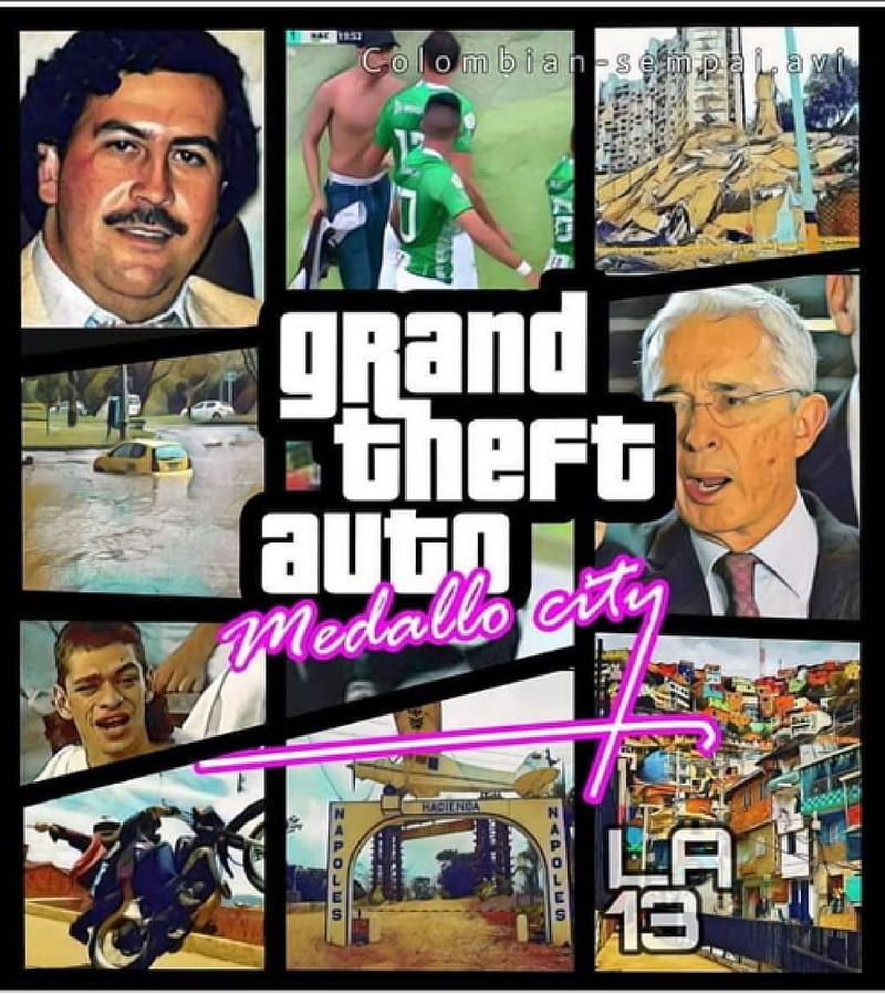 Pablo Escobar , auto, colombia, grand, juego, legend, pabloescobar, risa, theft, HD phone wallpaper