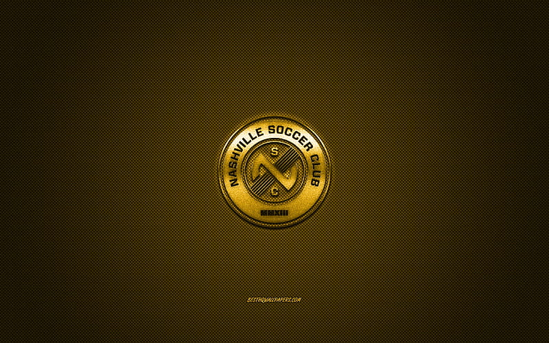 Nashville SC, American soccer club, USL Championship, yellow logo ...