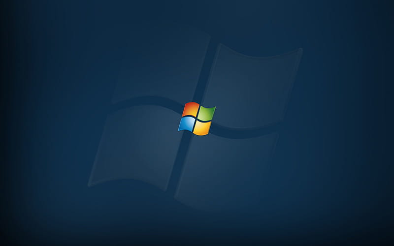 Windows 7 azul oscuro 7, limpio, microsoft, windows, 3d, oscuro, simple,  azul, Fondo de pantalla HD | Peakpx