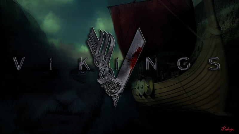 vikings tv show v logo