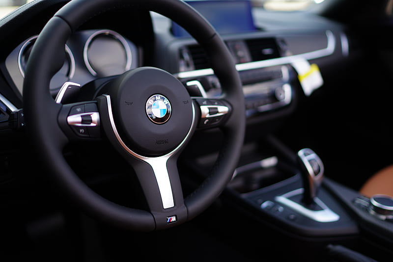 Bmw, car, steering wheel, HD wallpaper | Peakpx