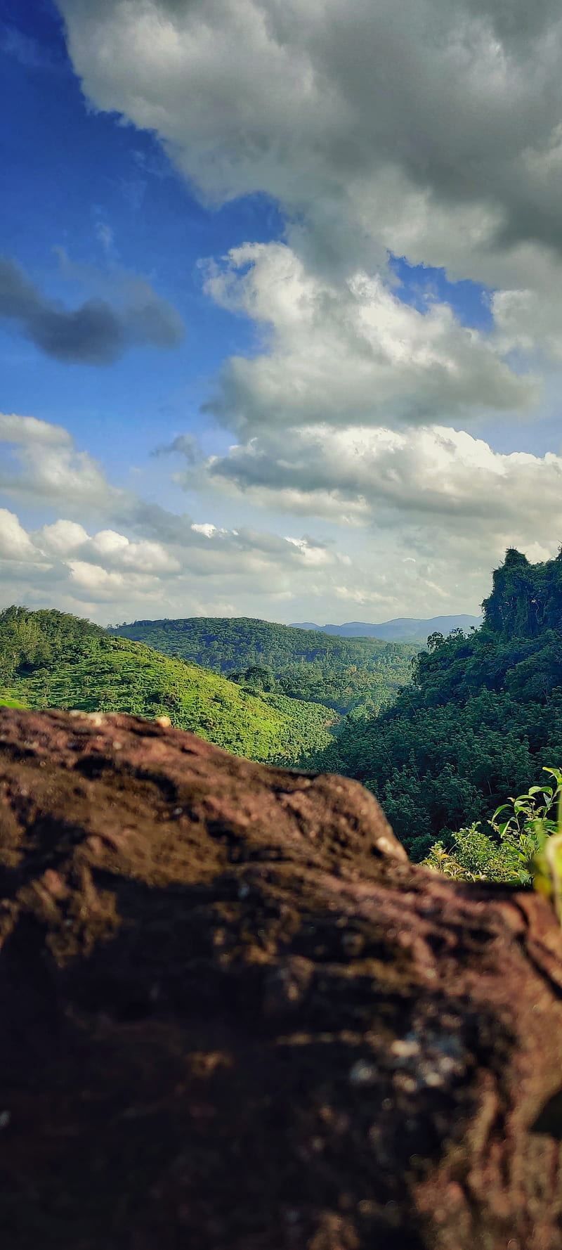Beauty of Ceylon, clouds, mobile graphy, mountain, rock, sky, sri lanka, HD phone wallpaper