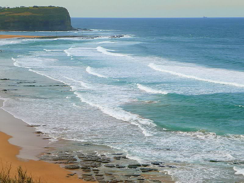 Mona Vale Beach, beach, nature, sky, ocean, HD wallpaper