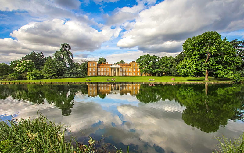 House by Lake, water, house, reflection, lake, HD wallpaper | Peakpx