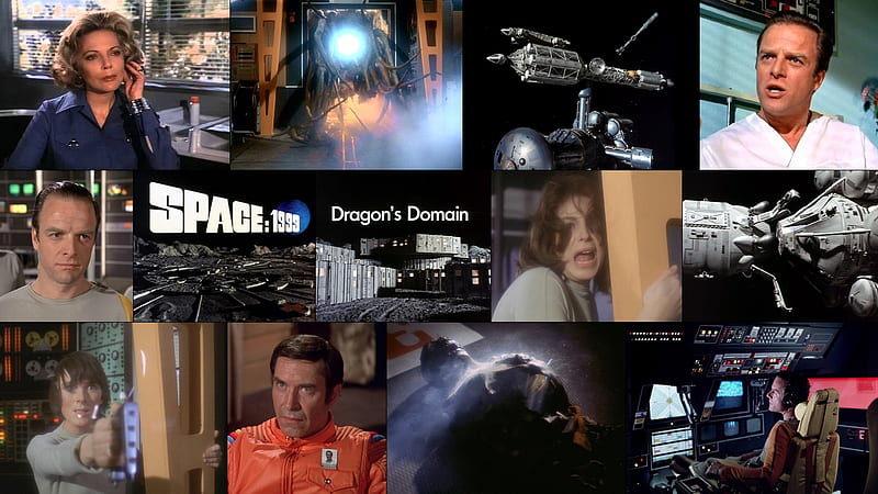 Space:1999 - Dragon's Domain, Space 1999, Tony Cellini, Martin Landau, Monster, Dragons Domain, Barbara Bain, HD wallpaper