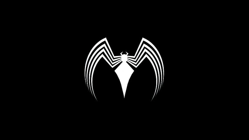 Venom Logo Dark , venom, superheroes, logo, dark, black, HD wallpaper