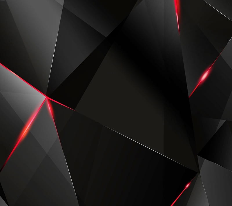 Negro abstracto, 3d, oscuro, claro, rojo, Fondo de pantalla HD | Peakpx