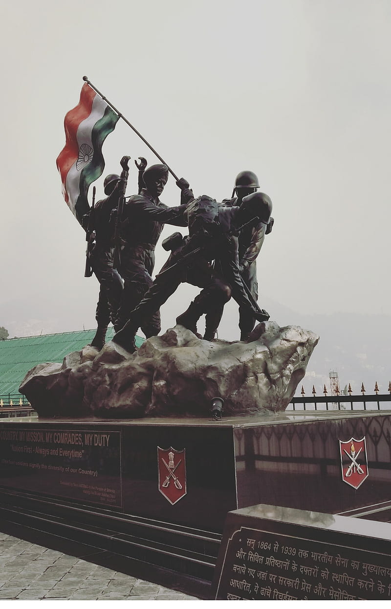 Indian Army Shimla, flag, india, indian army, proud, rider avinash, vlogger, youtubers, HD phone wallpaper