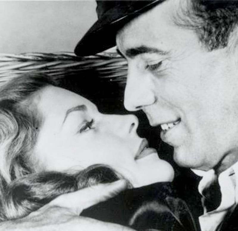 Humphrey Bogart & Lauren Bacall, bacall, humphrey bogart, bogart, movies, lauren bacall, HD wallpaper