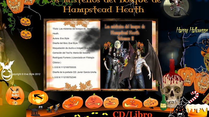 CDLibro los misterios del bosque de Hampstead Heat, fantasia, Christmas, halloween, eva style, cdlibro, HD wallpaper