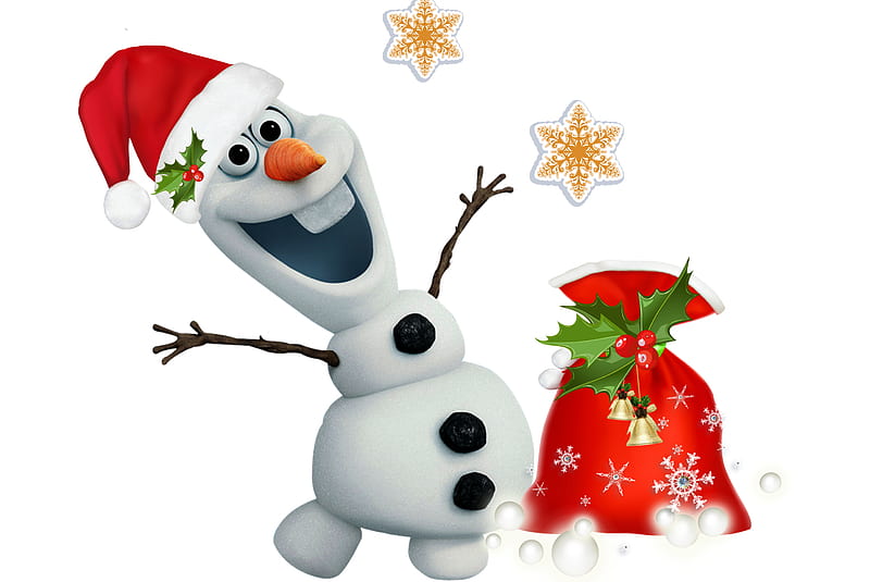 Feliz navidad, congelado, santa, muñeco de nieve olaf, navidad, Fondo de  pantalla HD | Peakpx