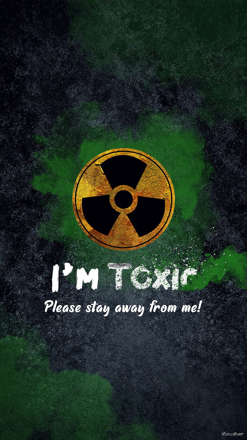 I am Toxic, broken, da, dangerous, global, logo, material, pain, stay, HD phone wallpaper