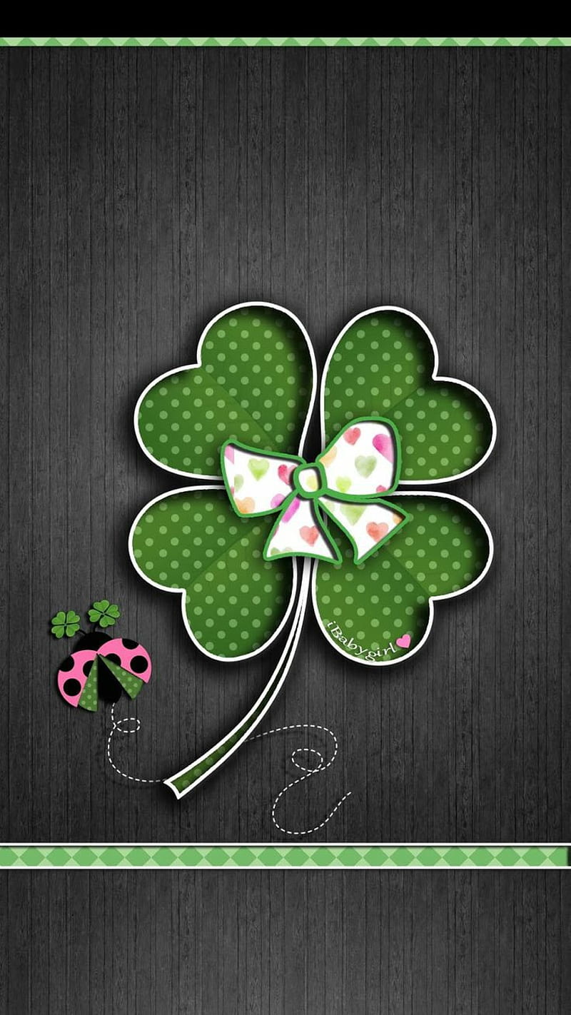 Irish, girl, green, ireland, ladybug, shamrock, HD phone wallpaper | Peakpx