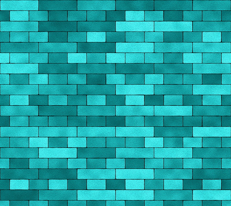 brick blue, background, brick, stone, wall, HD wallpaper