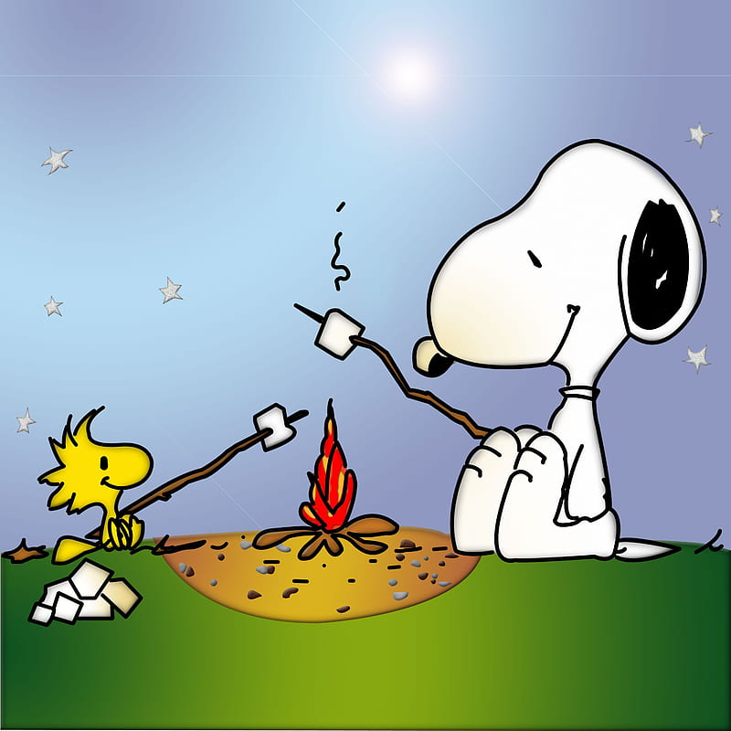  Snoopy buenas noches, maní verano, Fondo de pantalla de teléfono HD