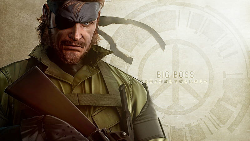 Metal Gear Solid Big Boss, big boss, mgs, metal gear, peace walker, HD wallpaper