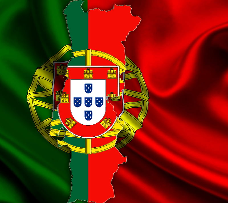 Portugal flag, contour, country, gontu, portuguese, HD wallpaper