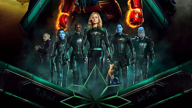 Captain Marvel New, captain-marvel-movie, poster, captain-marvel, 2019-movies, movies, brie-larson, carol-danvers, HD wallpaper