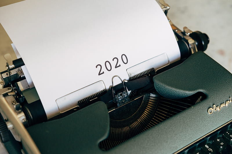 typewriter, 2020, inscription, HD wallpaper