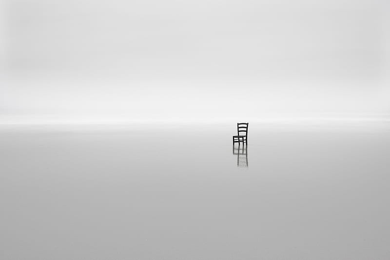 Chair Minimalism, chair, minimalism, artist, HD wallpaper