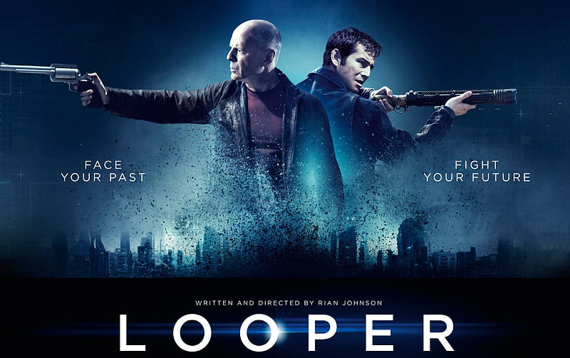 Looper 2012 Movie, movie, action, 2012, thriller, looper, blue, HD wallpaper  | Peakpx