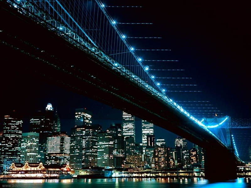Brooklyn Bridge Evening New York , brooklyn bridge, new york, evening, HD wallpaper