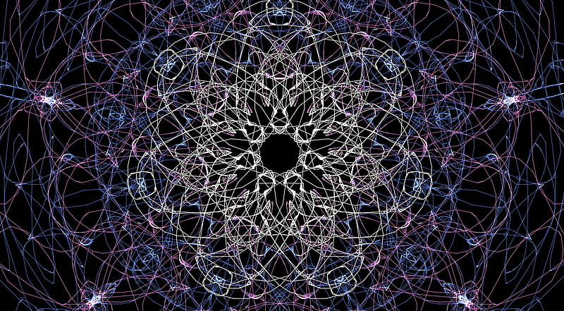 Astral Dimension 2, mandala, yoga, abstract, new age, HD wallpaper