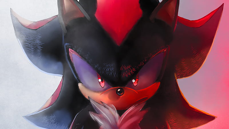 Sonic, Shadow the Hedgehog, Red Eyes, HD wallpaper